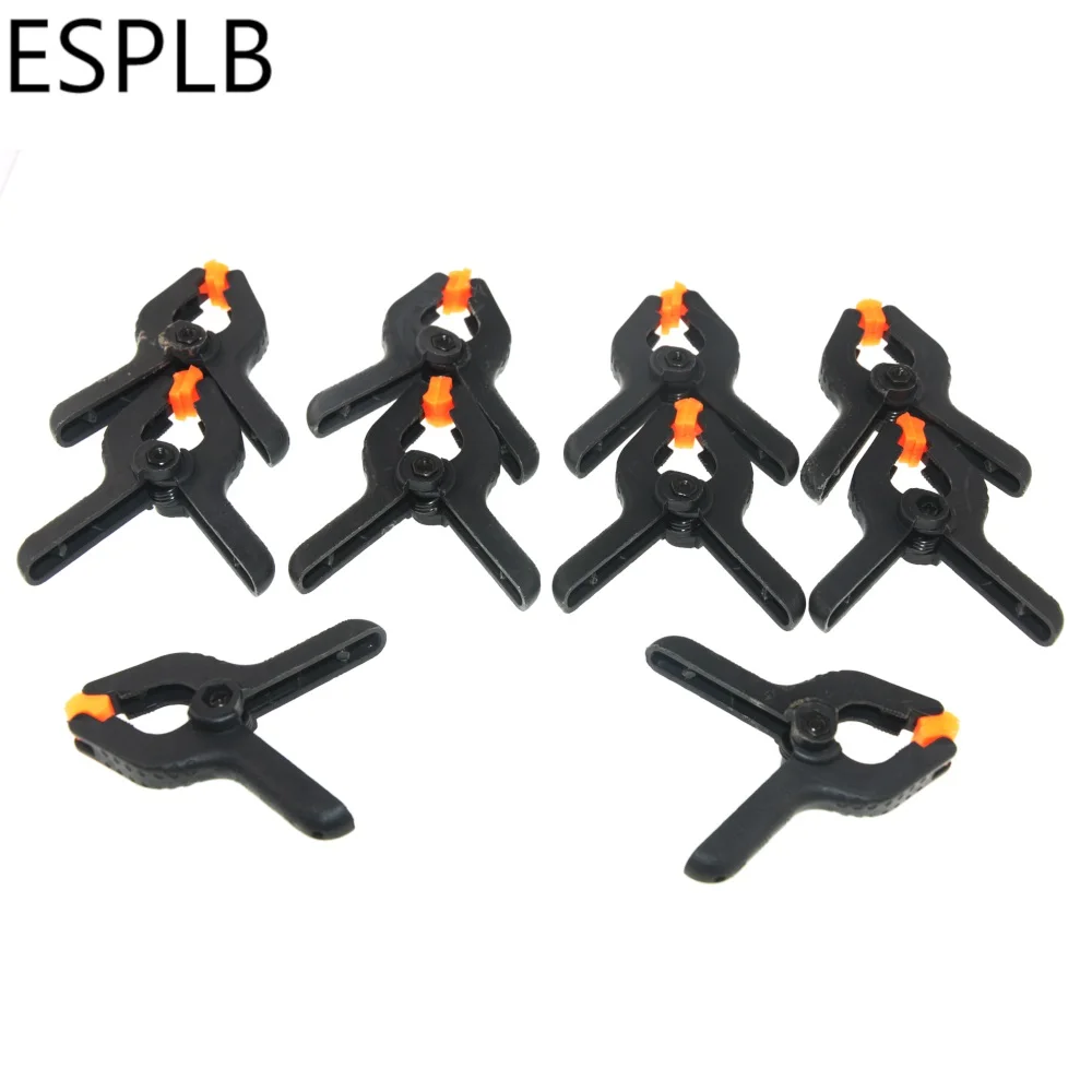 10pcs/lot 3” 4” 6‘’ inch Universal Plastic Clips Clamp Fixture Fastening Tools for Woodworking Spring Clip Studio Background