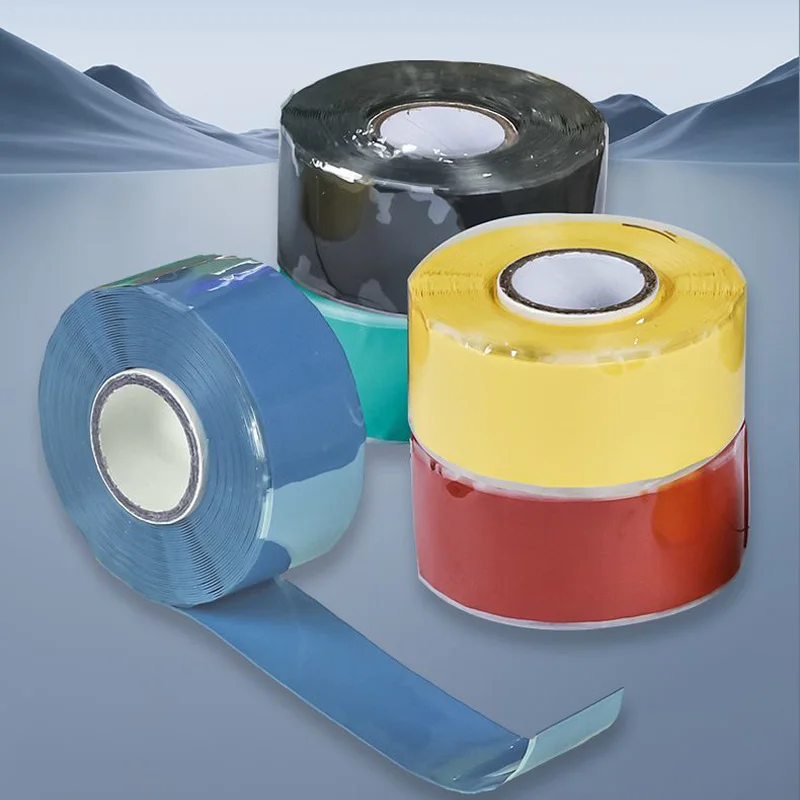 Silicone self-adhesive waterproof tape insulation flame retardant silicone high temperature resistant water pipe, wire
